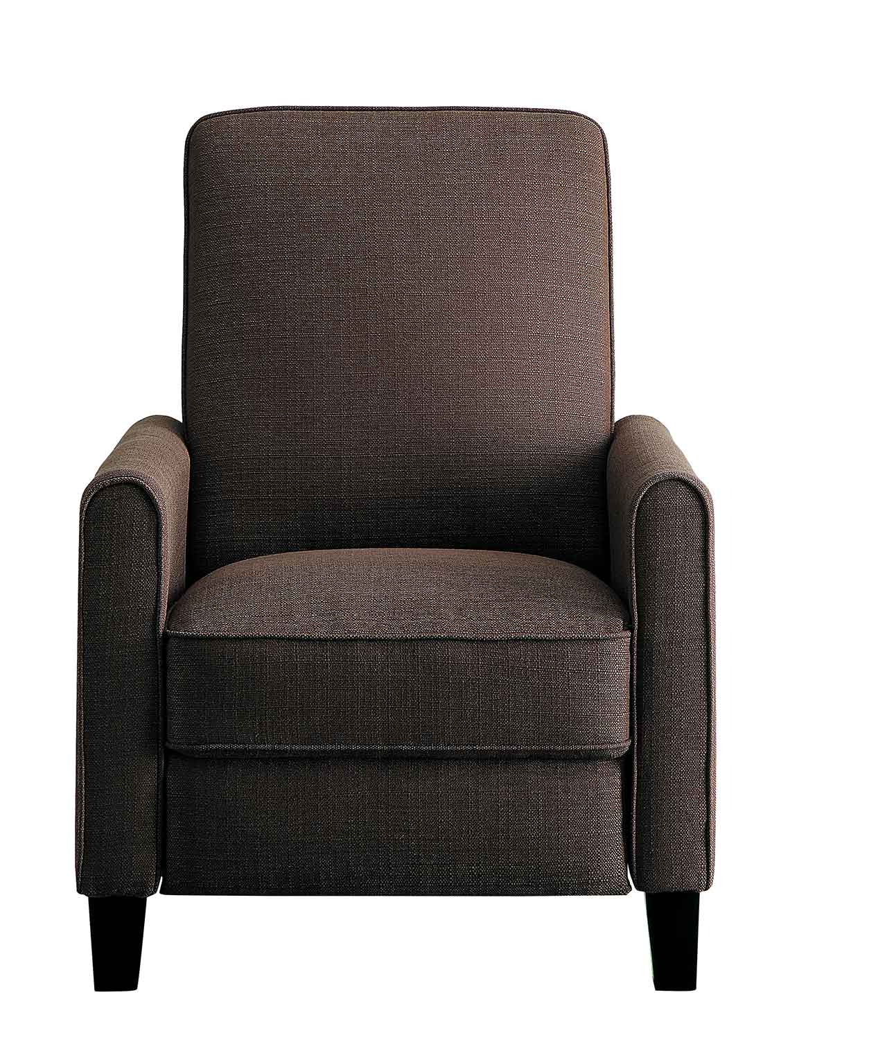 Homelegance Darcel Push Back Reclining Chair - Chocolate