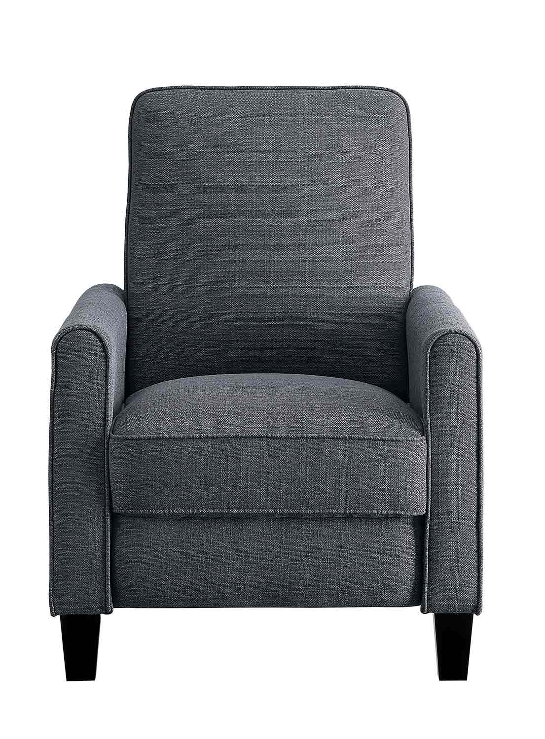 Homelegance Darcel Push Back Reclining Chair - Gray Homelegance Darcel Push Back Reclining Chair - Gray