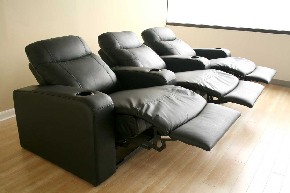 Wholesale Interiors Cannes Theater Seat - 3 Seater