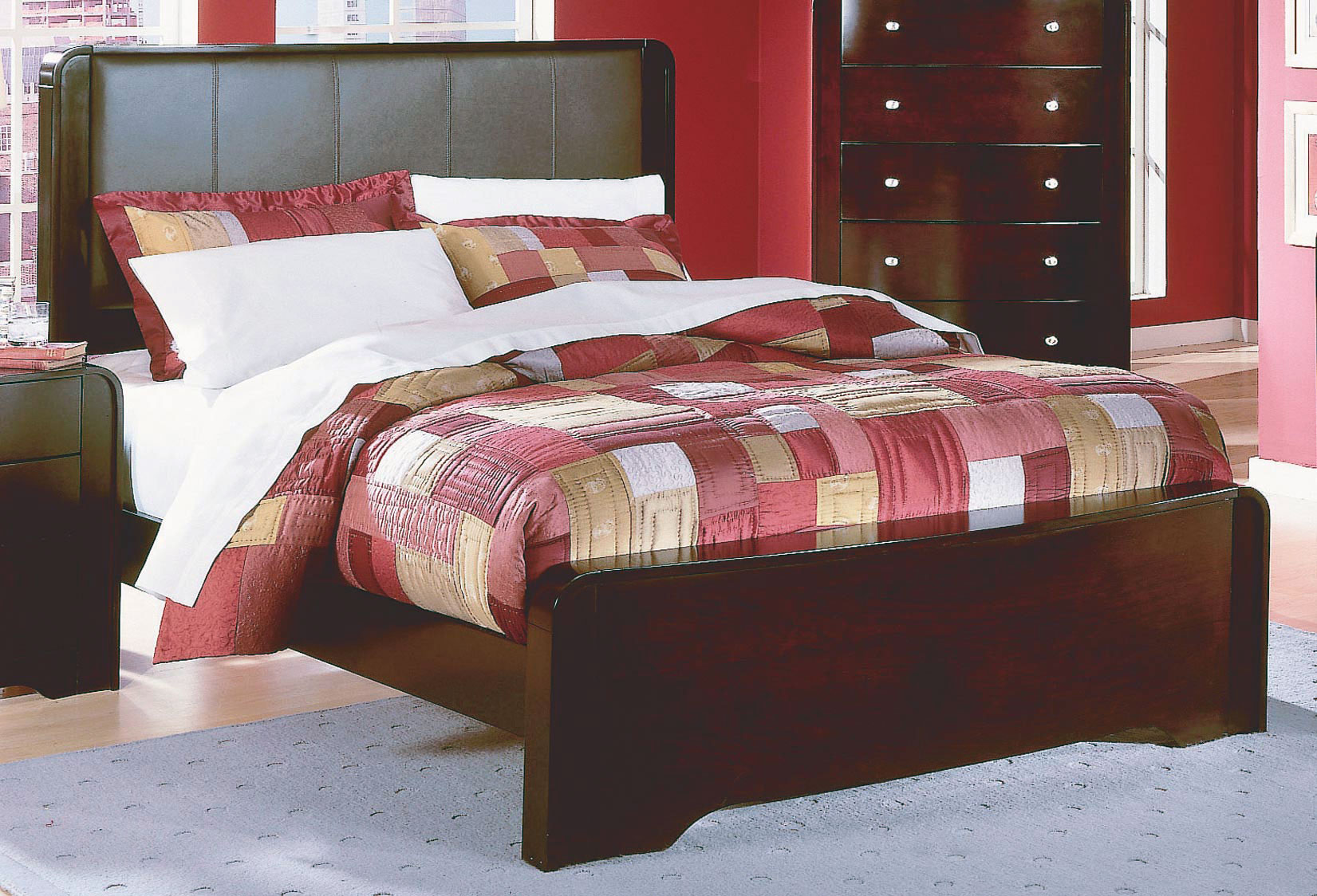 Homelegance Beacon Leather Bed