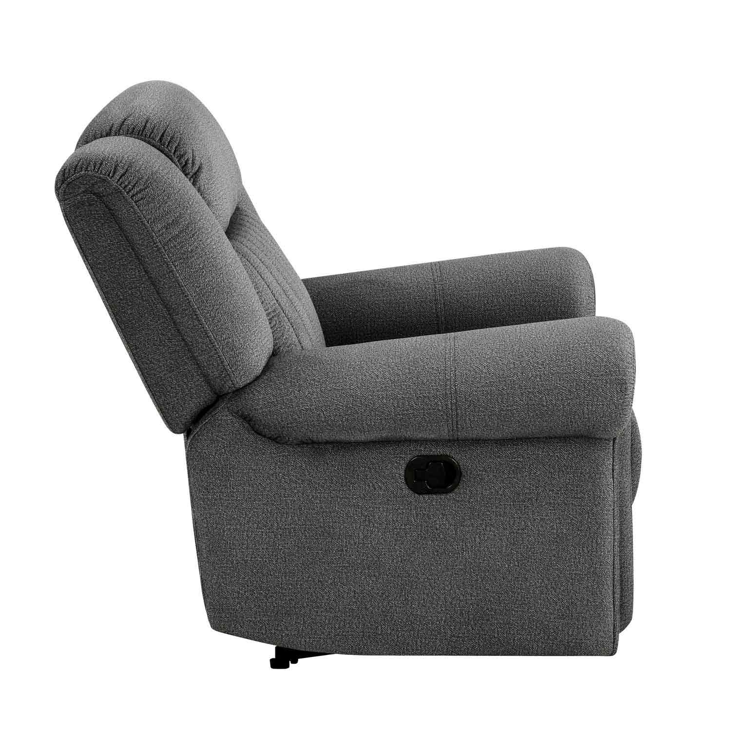 Homelegance Brennen Reclining Chair - Charcoal