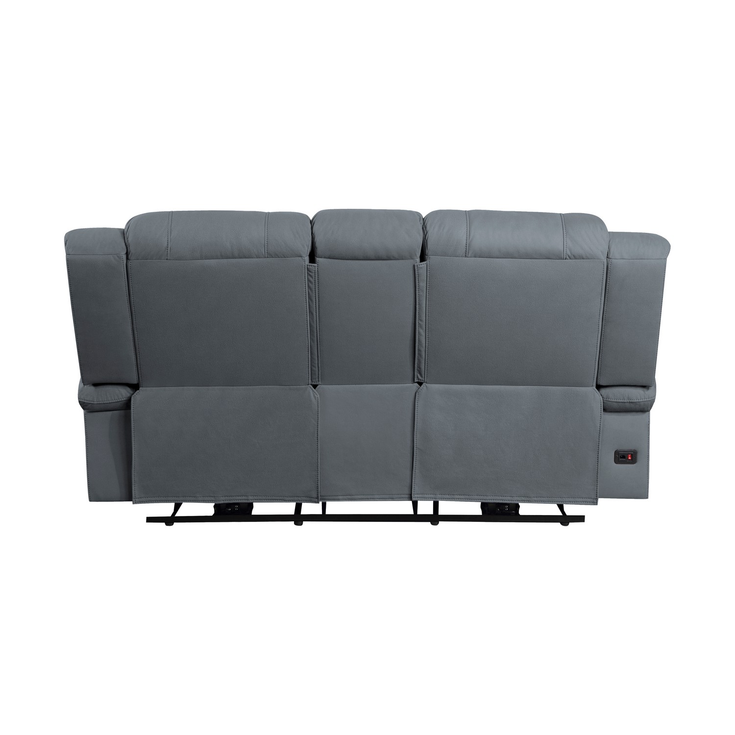 Homelegance Camryn Power Double Reclining Love Seat - Graphite blue