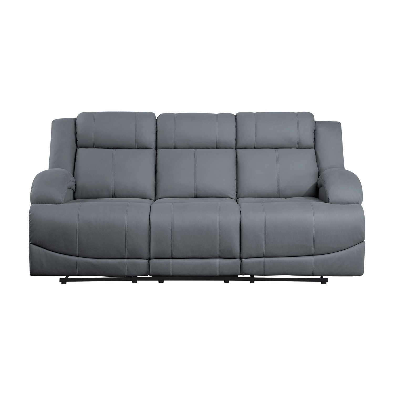 Homelegance Camryn Double Reclining Sofa - Graphite blue