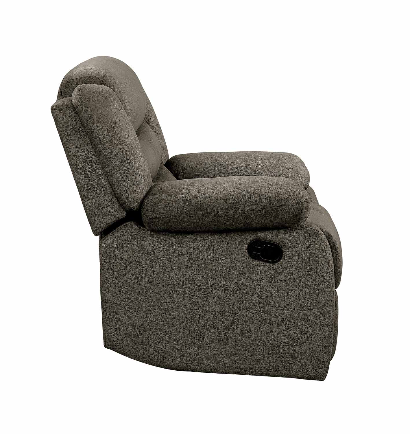 Homelegance Discus Reclining Chair - Brown