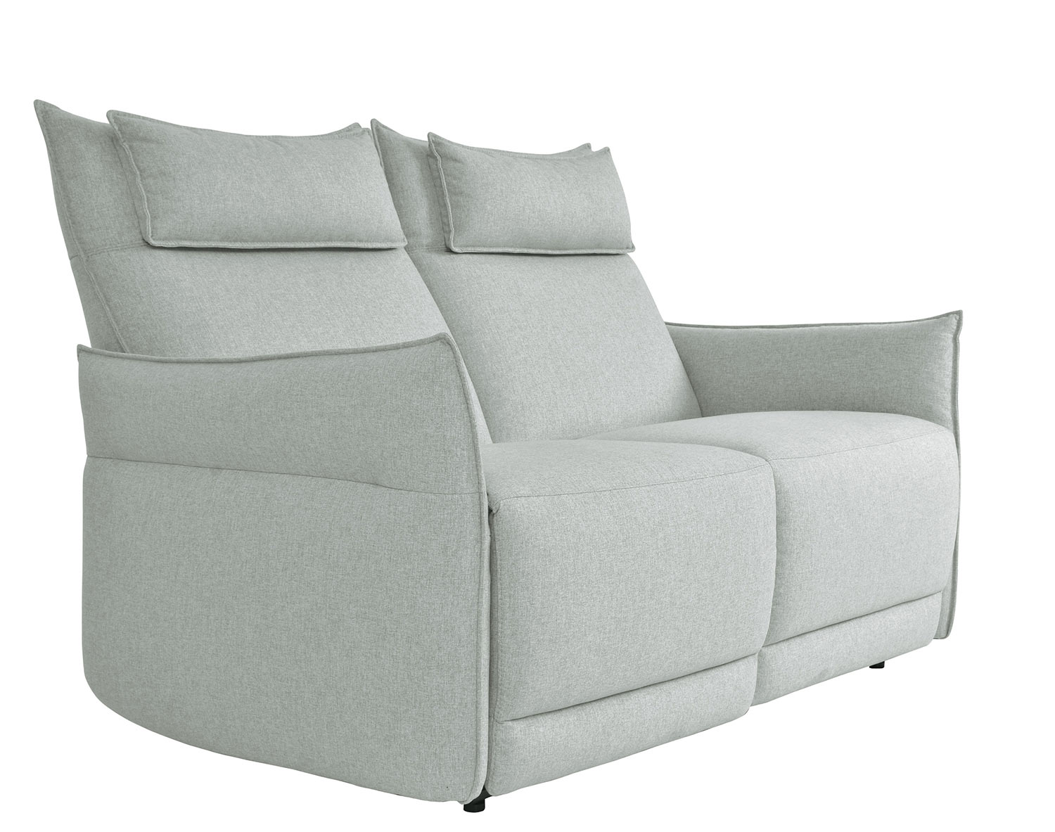 Homelegance Linette Power Double Reclining Love Seat with Power Headrests - Ocean