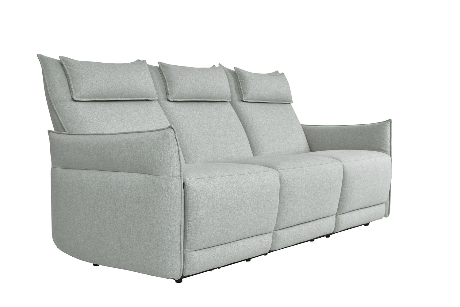 Homelegance Linette Power Double Reclining Sofa with Power Headrests - Ocean