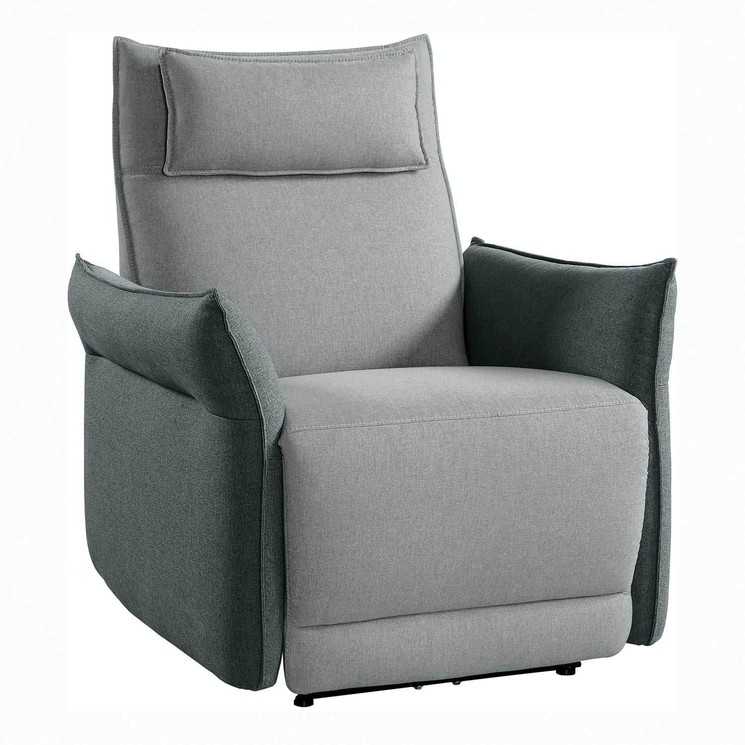 Homelegance Linette Power Reclining Chair with Power Headrest - Gray
