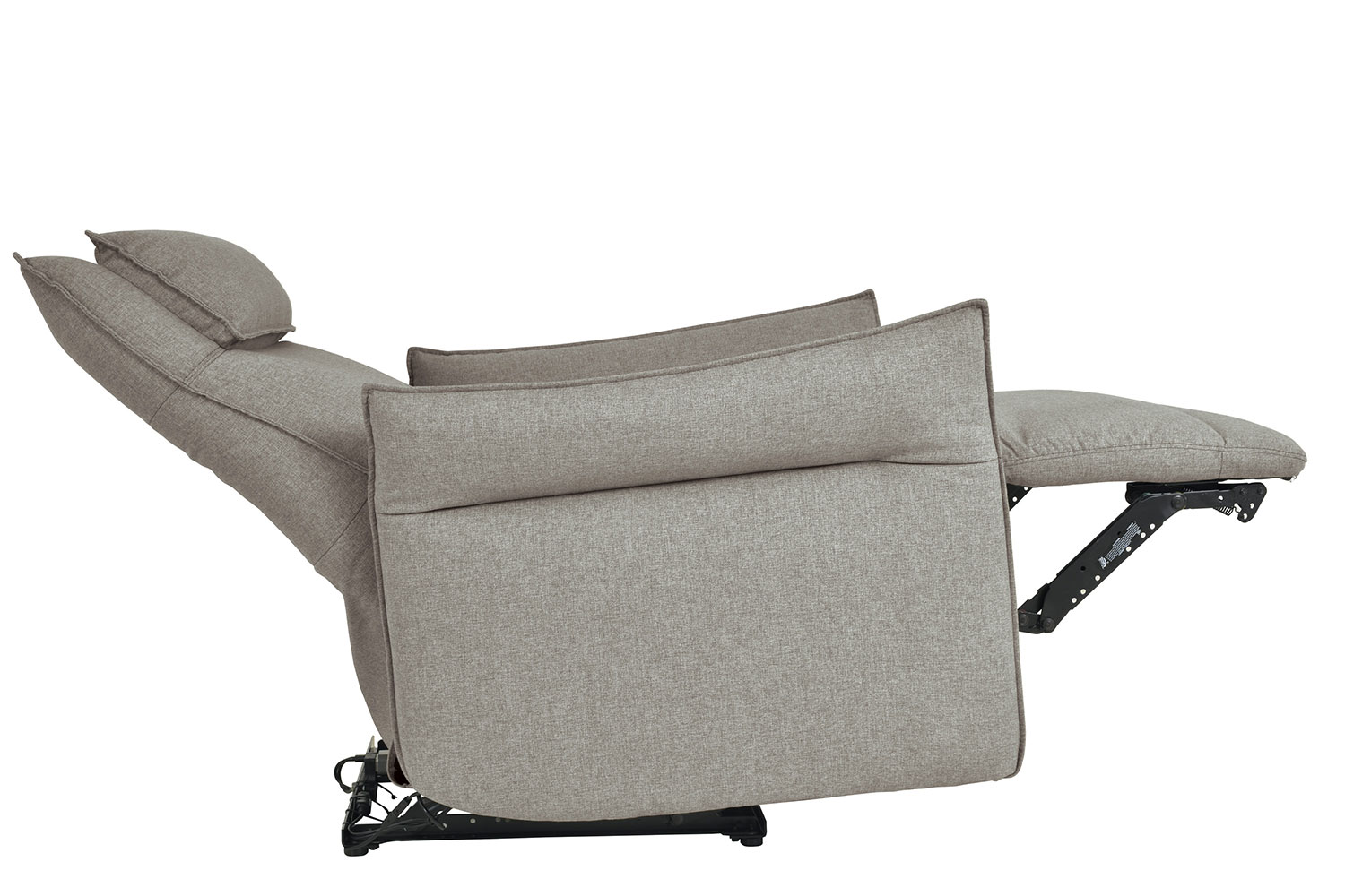 Homelegance Linette Power Reclining Chair with Power Headrest - Taupe