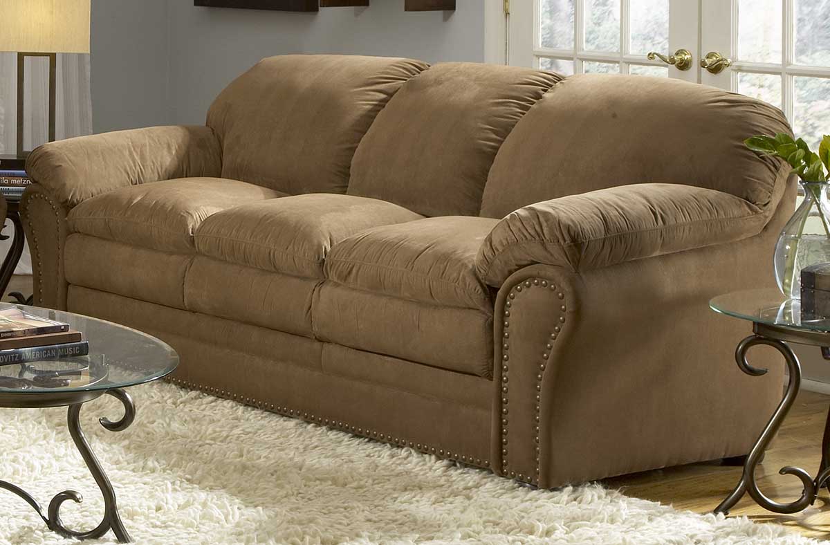 Homelegance Sabrosa Sofa in Brown Microfiber