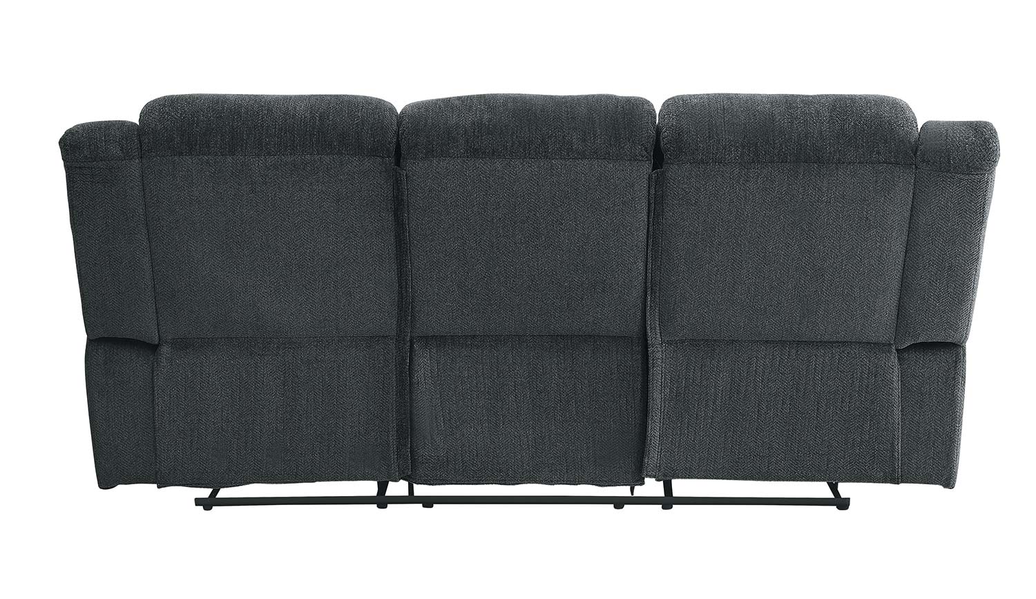 Homelegance Nutmeg Double Reclining Sofa - Charcoal Gray
