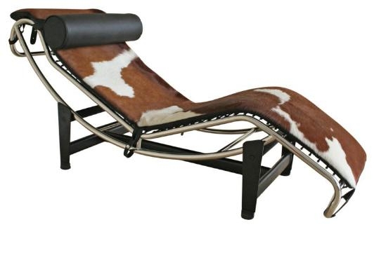 Wholesale Interiors 990A Brown & White Chaise