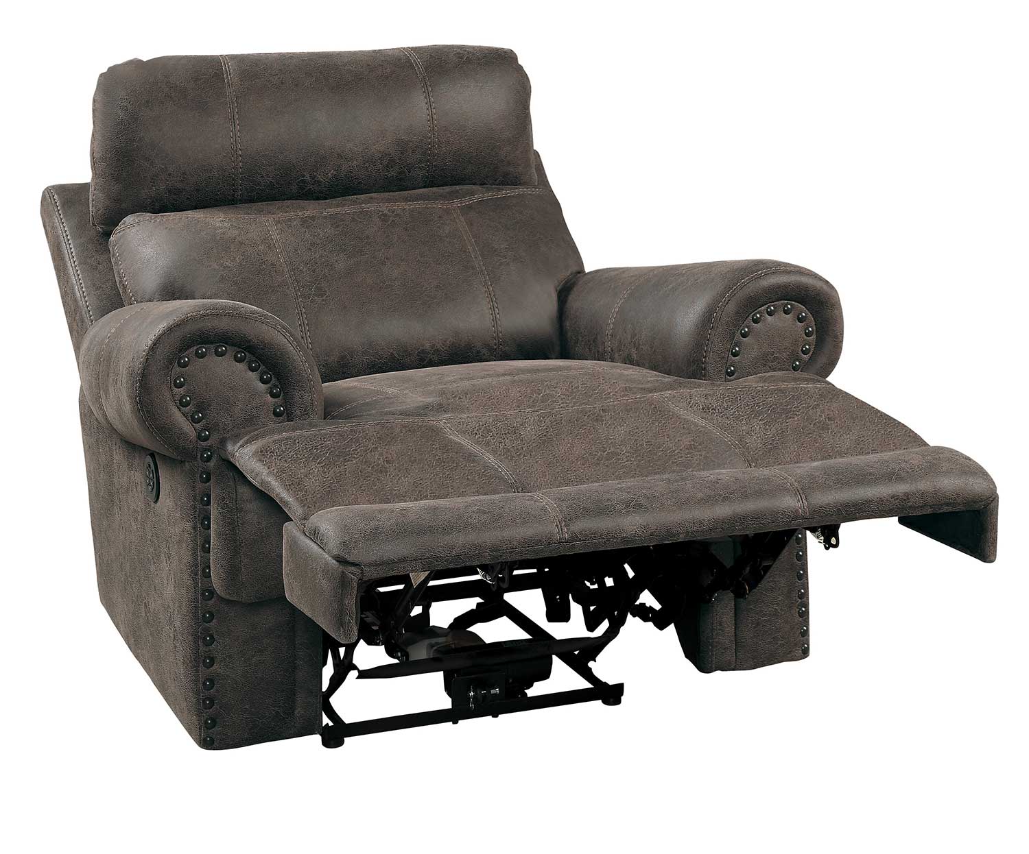Homelegance Aggiano Glider Reclining Chair - Dark Brown