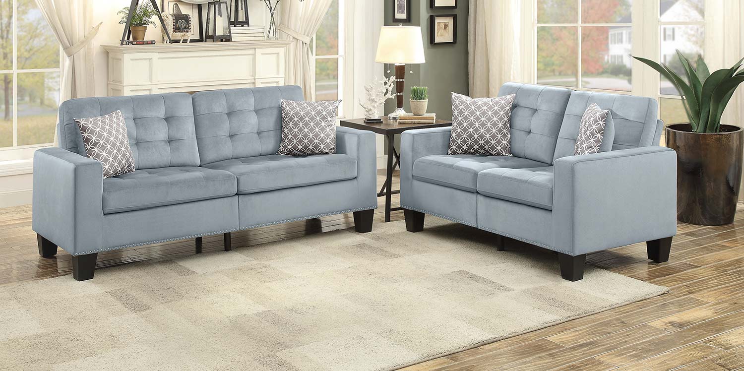 Homelegance Lantana Sofa Set - Gray