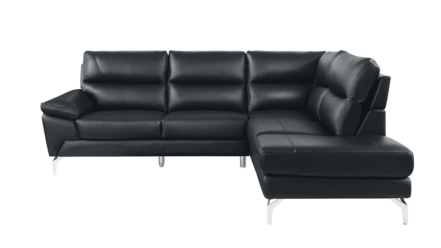Homelegance Cairn Sectional Sofa Set - Black