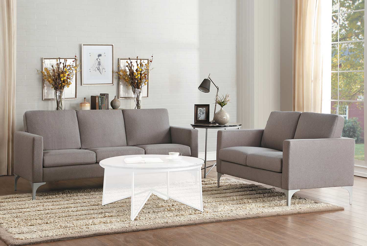 Homelegance Soho Sofa Set - Brownish Gray Homelegance Soho Sofa Set - Brownish Gray