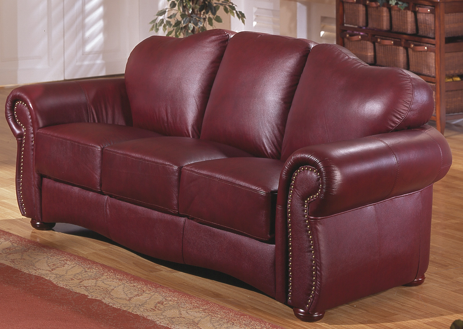 Homelegance Humphrey Sofa Collection Burgundy U9990BG at Homelement.com