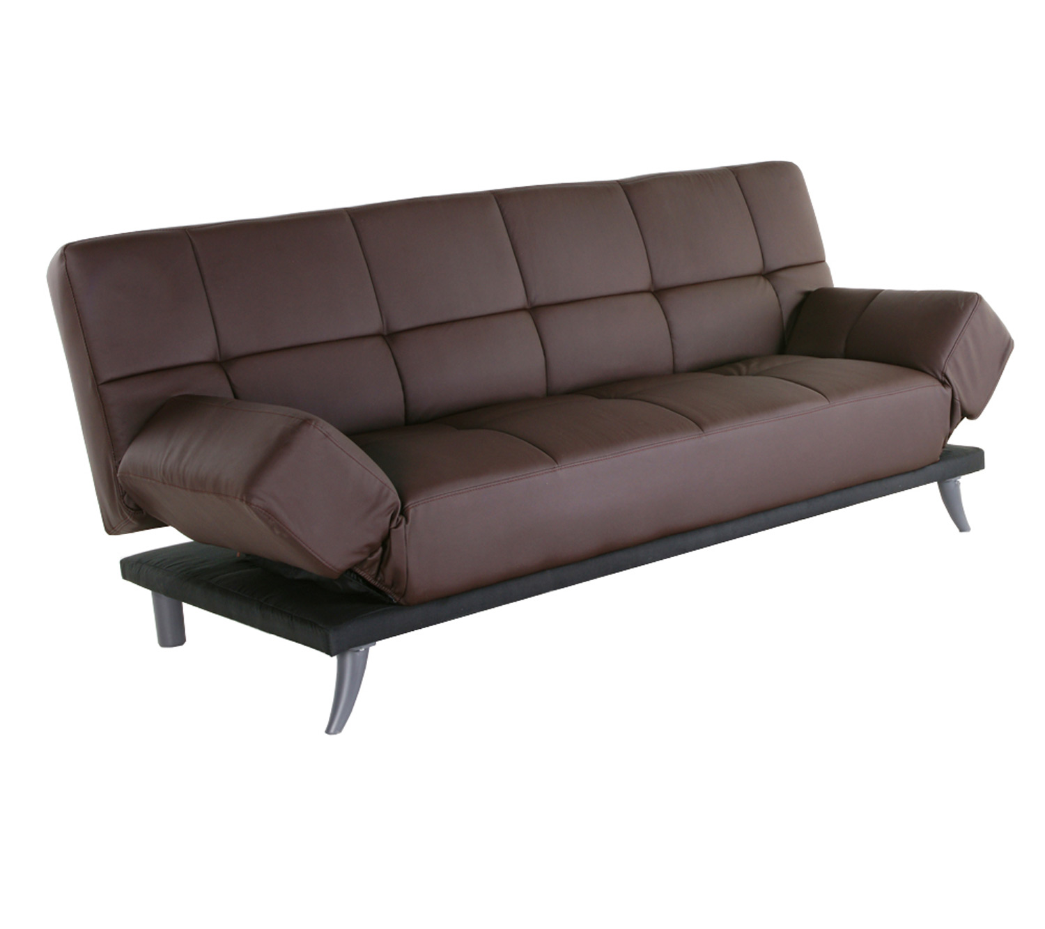 Abbyson Living Fusion Leather Convertible Sofa ABAD018L at