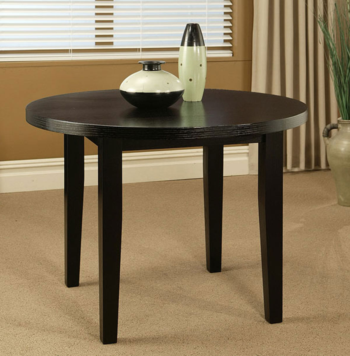 Abbyson Living Cabo 42 Inch Round Espresso Dining Table