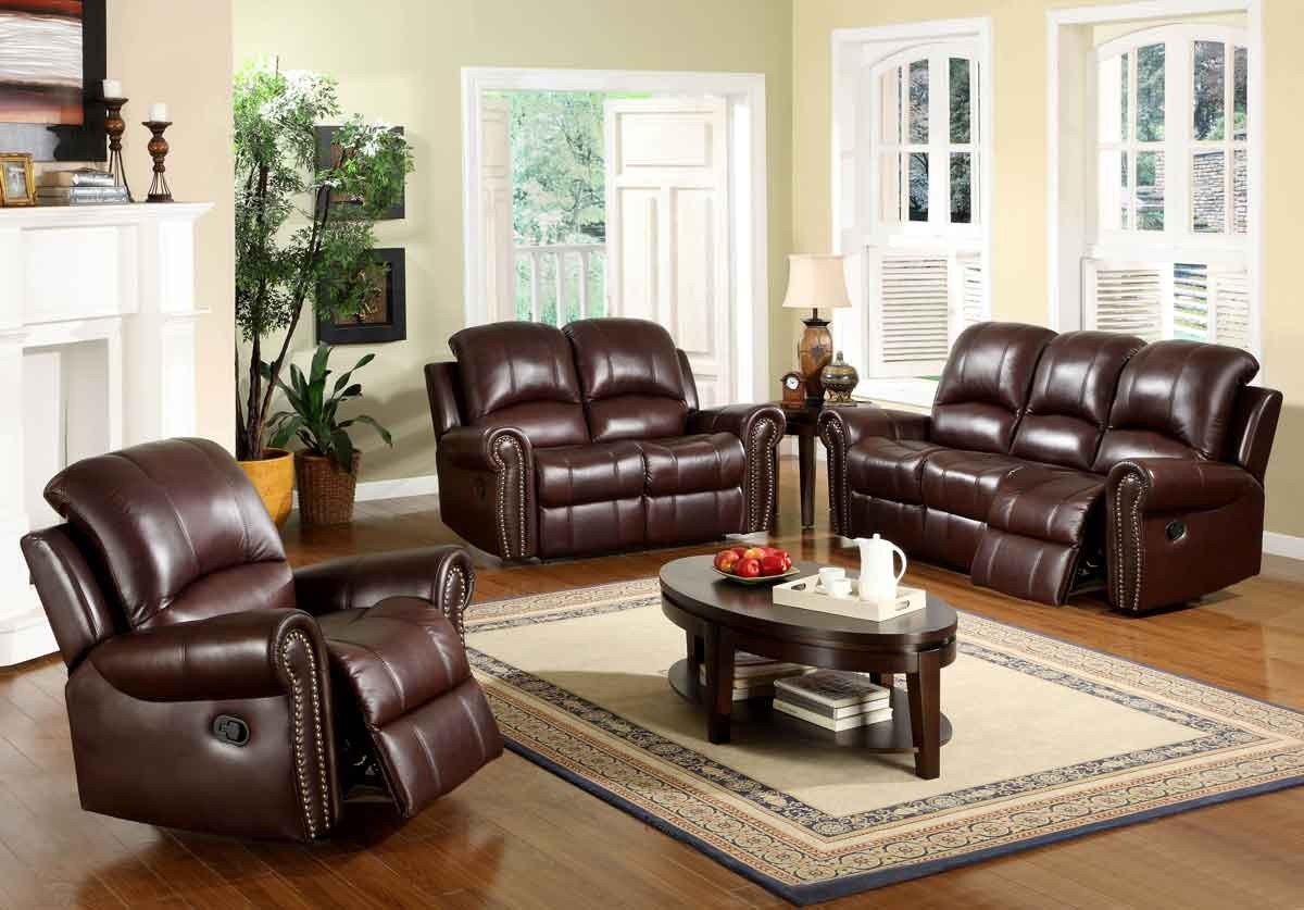 Abbyson Living Arlington Three Piece Recliner Collection