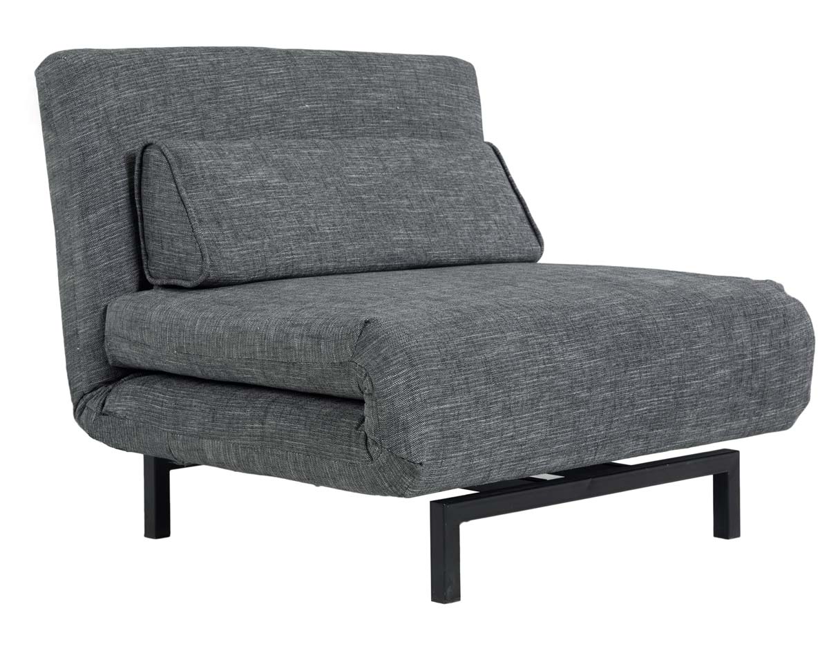 Abbyson Living Verona Graphite Fabric Convertible Chair / Bed