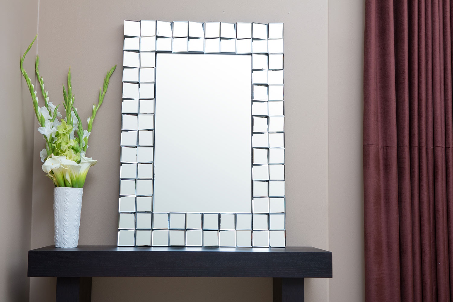 Abbyson Living Isabelle Rectangle Wall Mirror ABTMGC8015MIR at