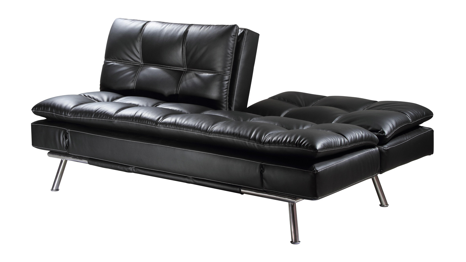 Abbyson Living Bayside Convertible Sofa AB-YG-F30-BLK at Homelement.com