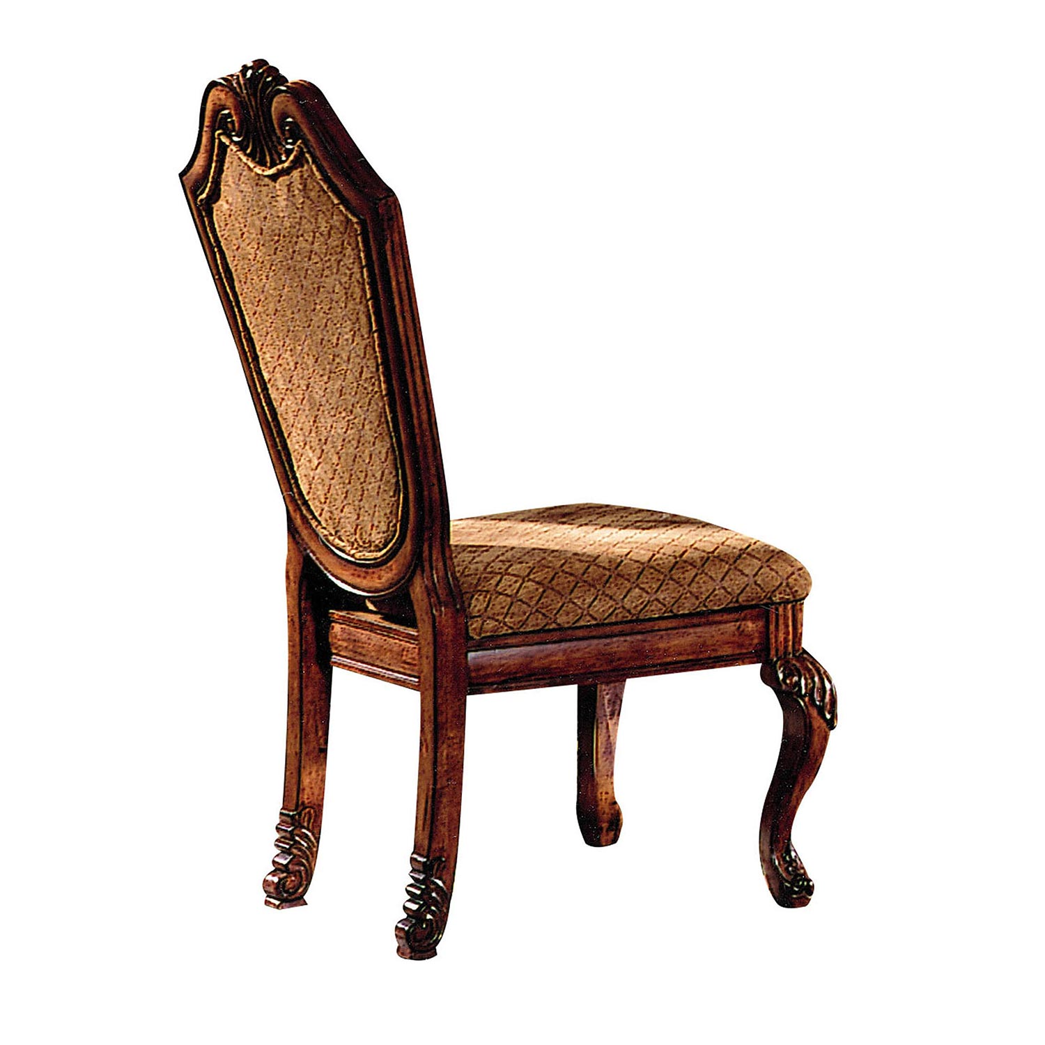 Acme Chateau De Ville Side Chair - Fabric/Cherry
