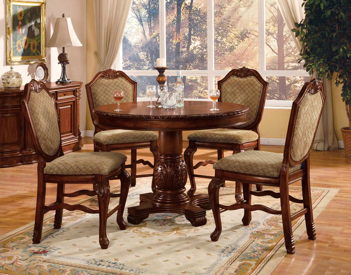 Acme Chateau De Ville Counter Height Dining Set - Cherry