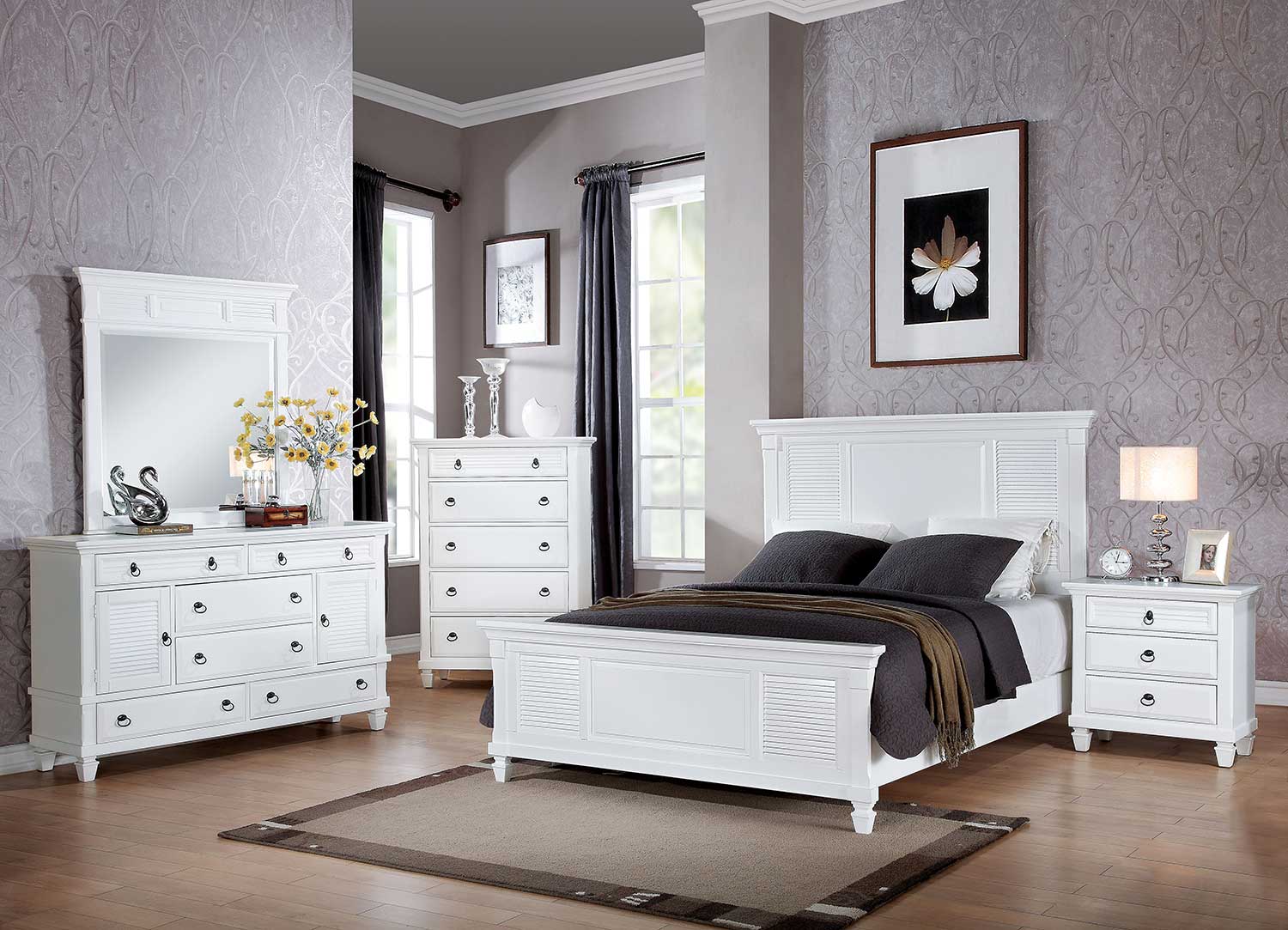 Acme Merivale Bedroom Set - White