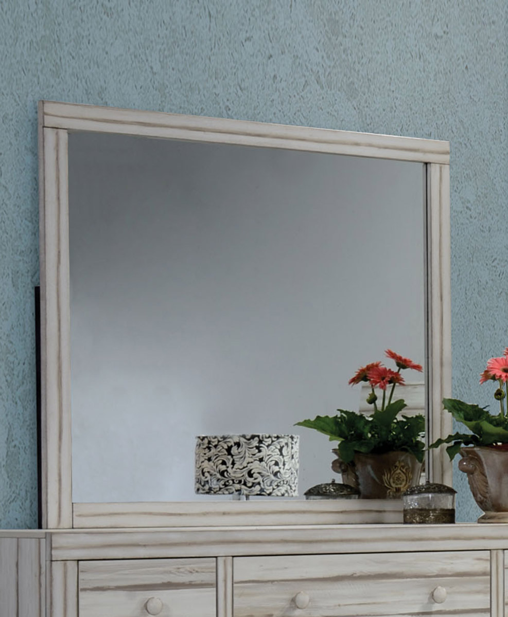 Acme Shayla Mirror - Antique White