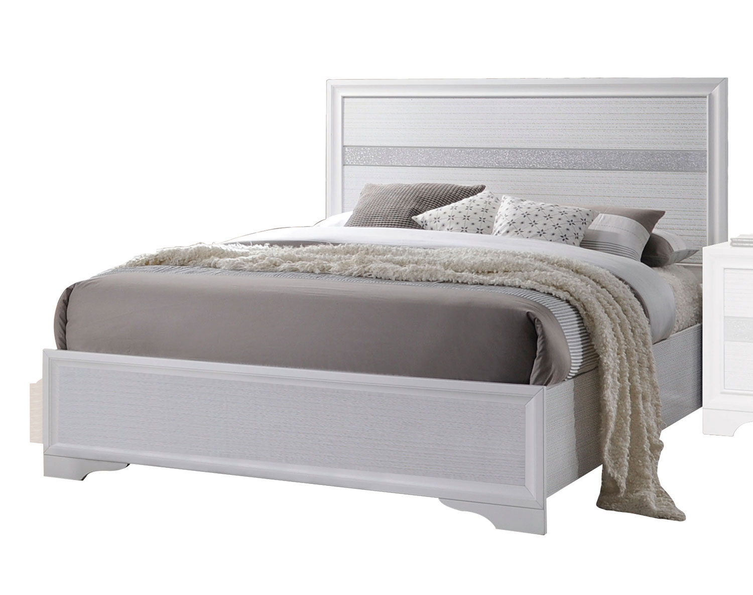 Acme Naima Bed with Storage - White