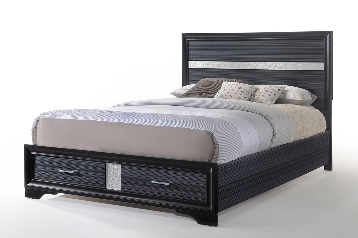 Acme Naima Bed with Storage - Black