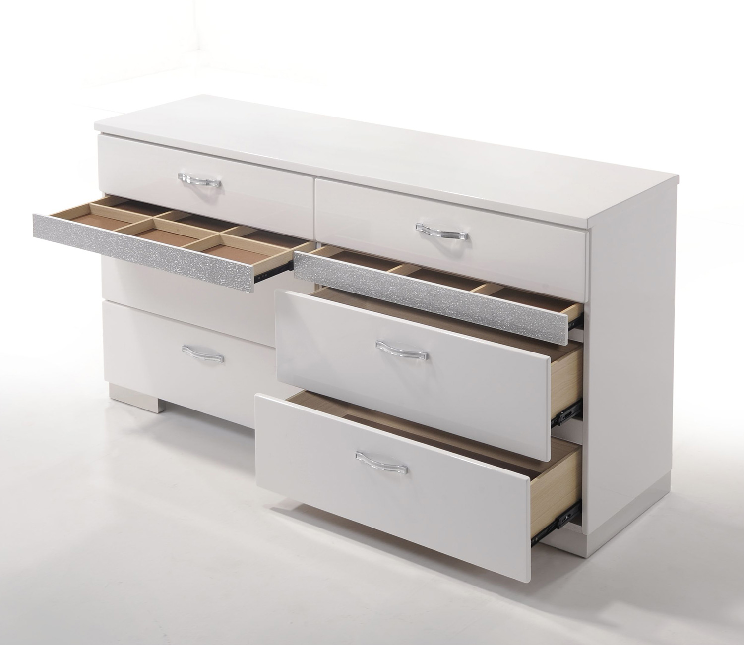 Acme Naima II Dresser - White (High Gloss)