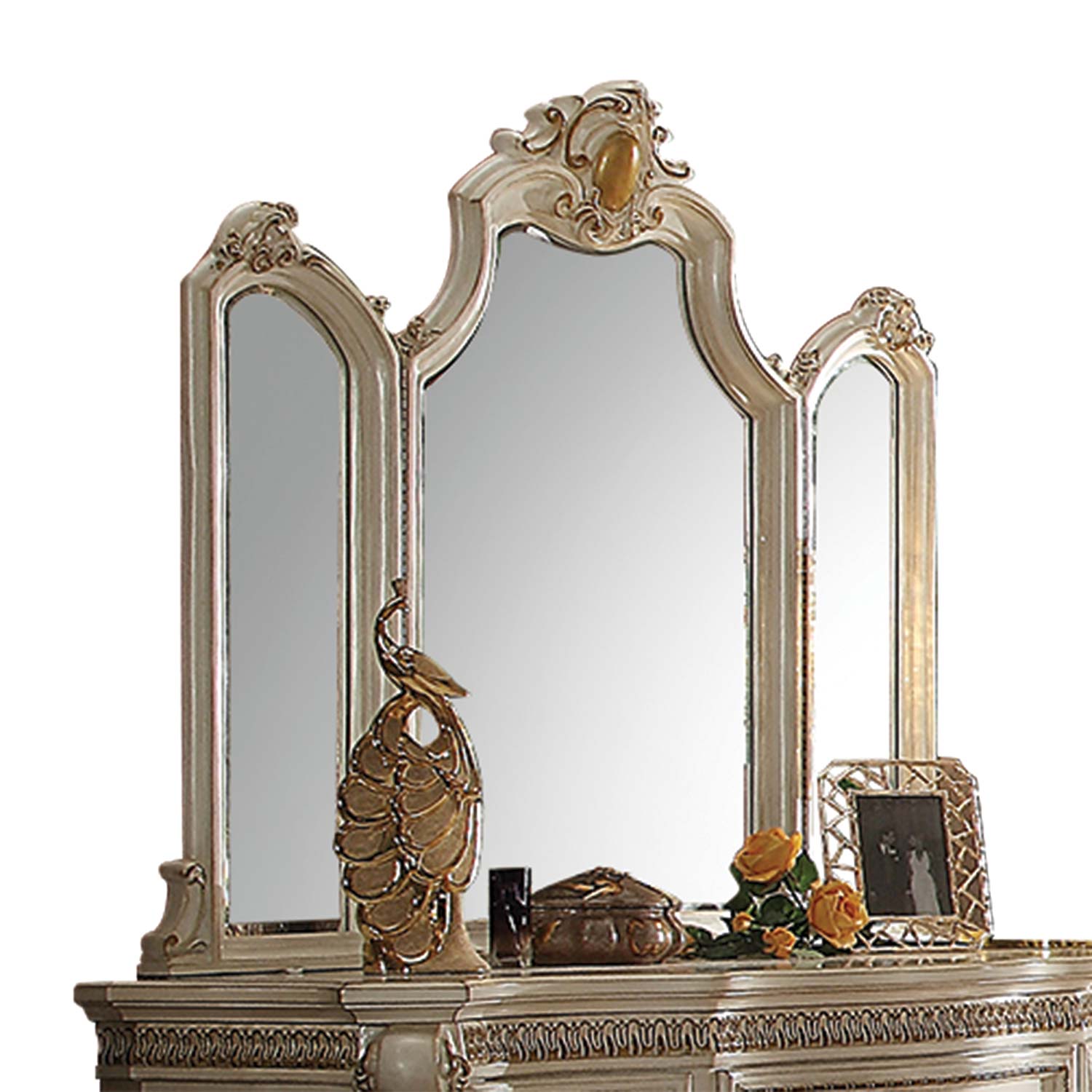 Acme Picardy Mirror - Antique Pearl