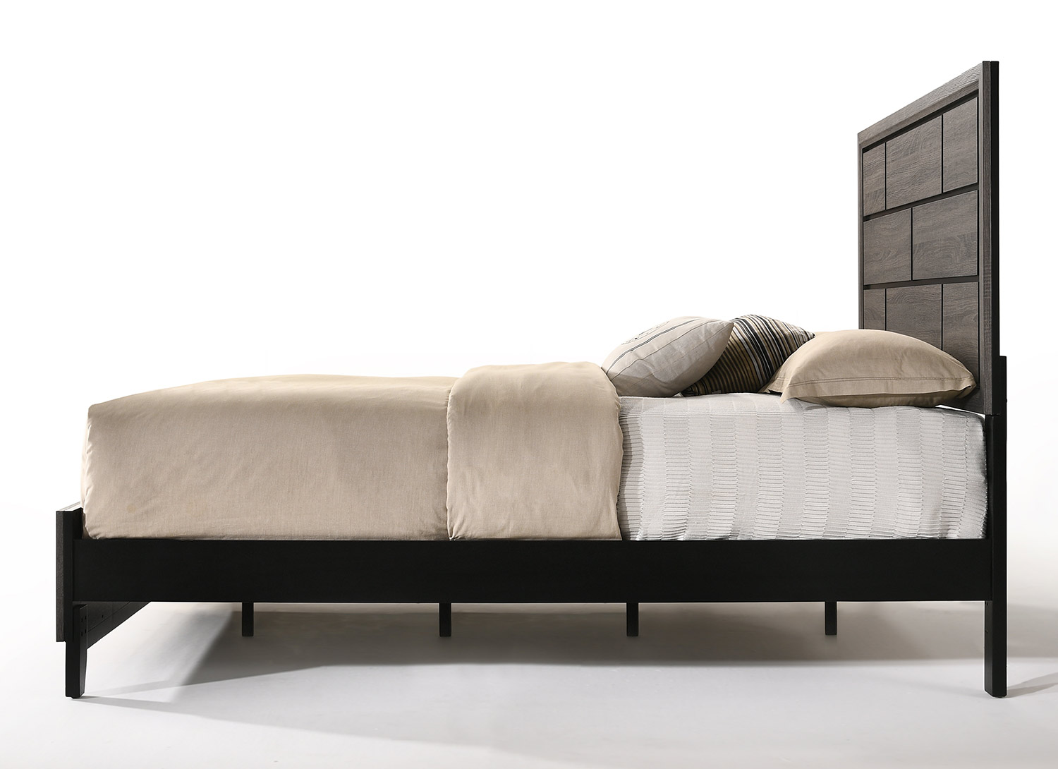 Acme Valdemar Bed - Weathered Gray