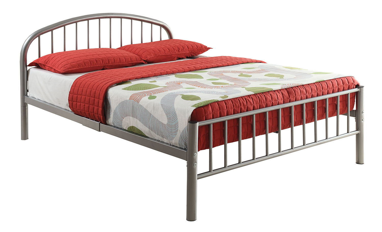 Acme Cailyn Bed - Silver