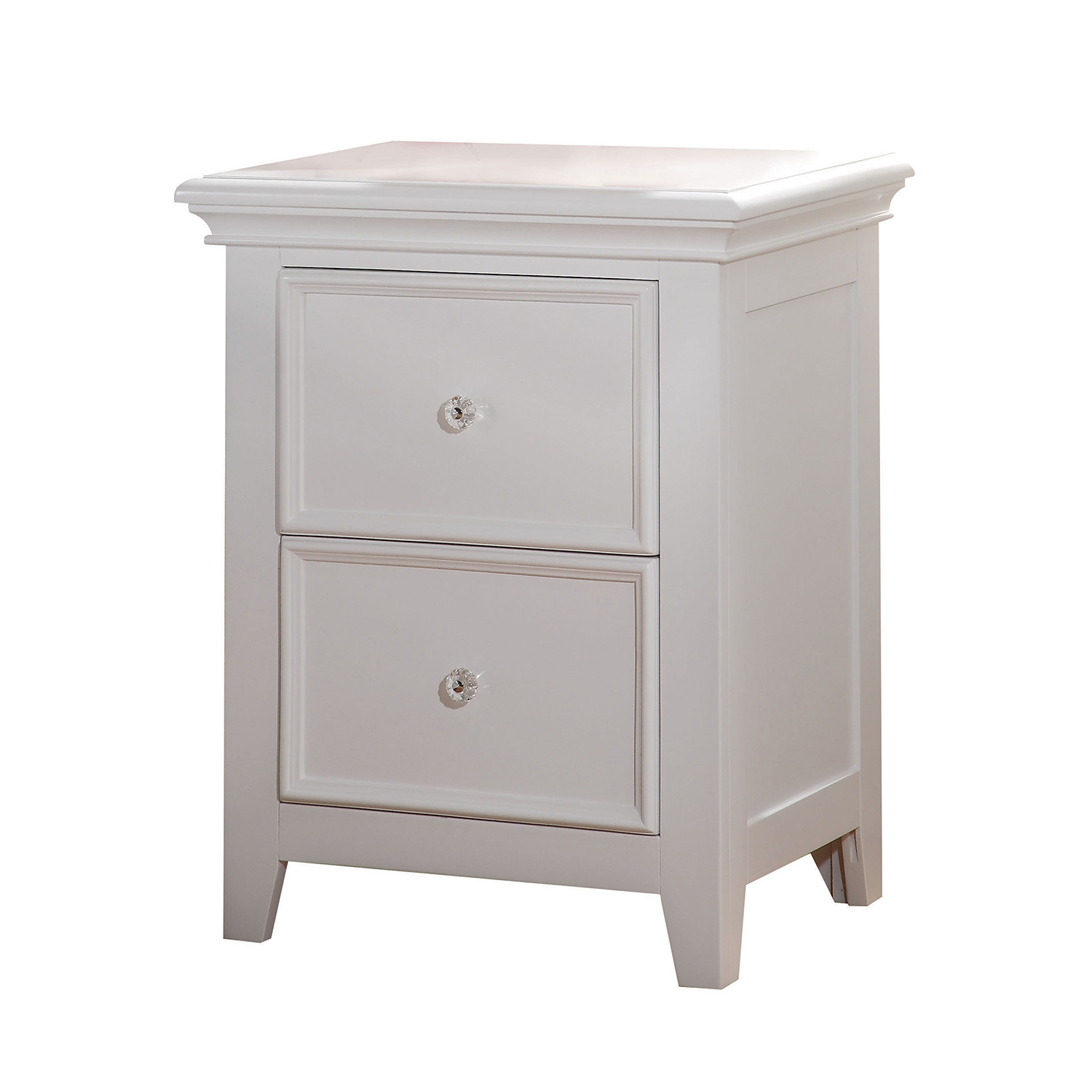 Acme Lacey Nightstand with 2 Drawer - White