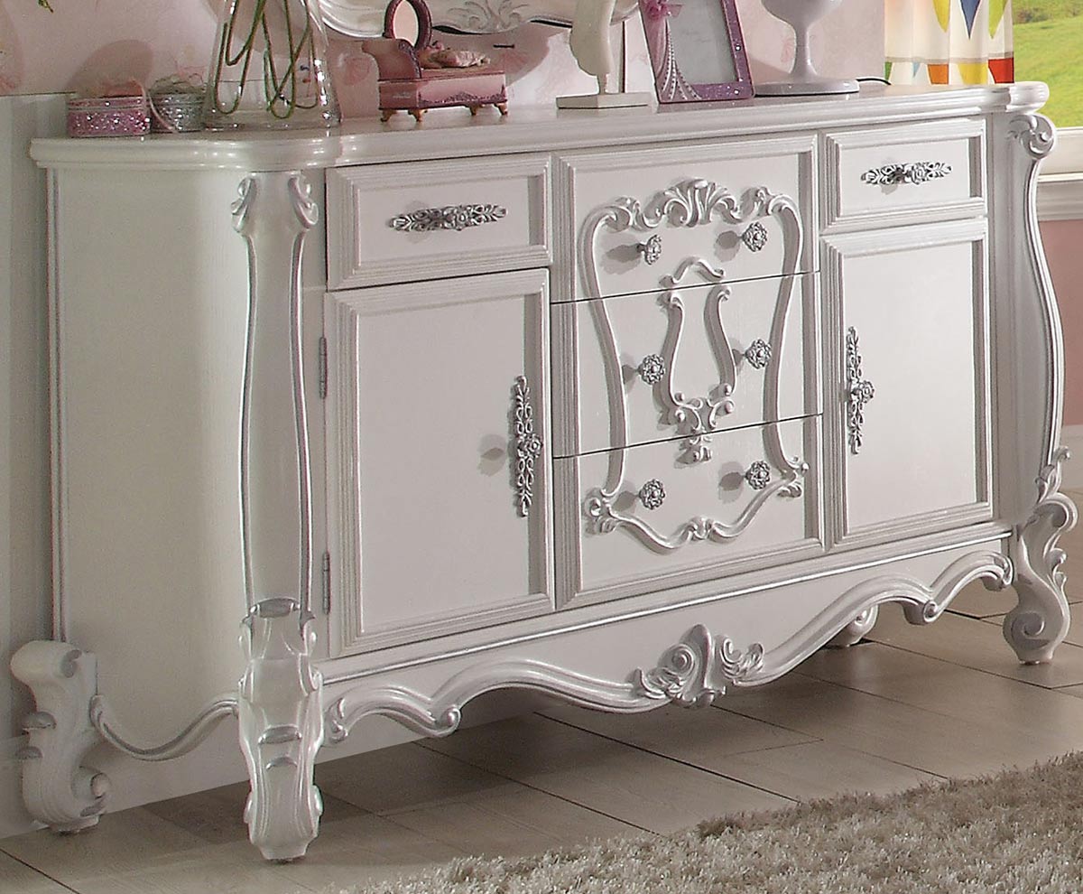 Acme Versailles Dresser - Antique White