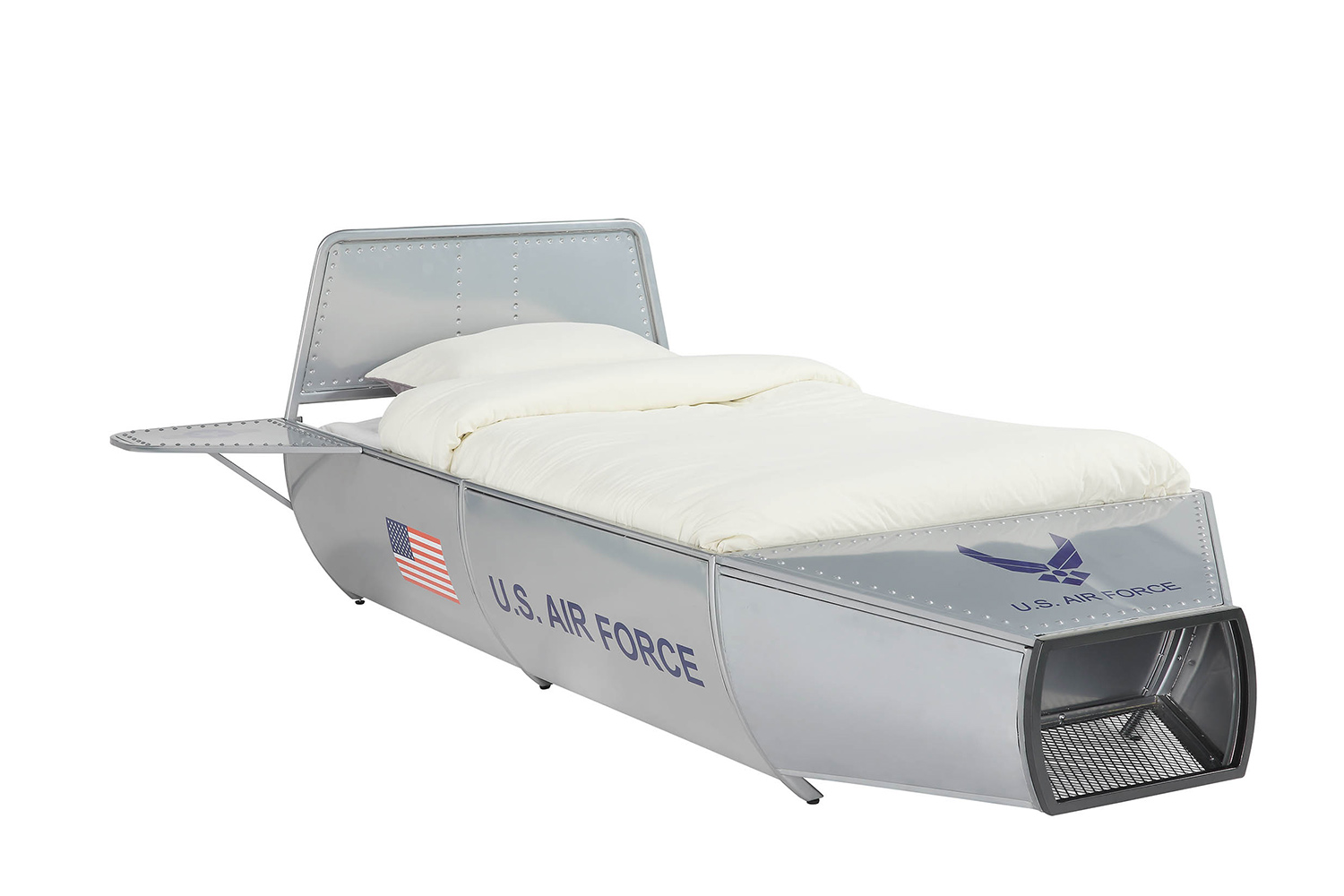 Acme Aeronautic Bed - Silver