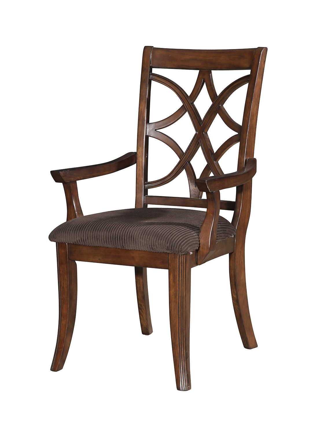 Acme Keenan Arm Chair - Brown MFB/Dark Walnut