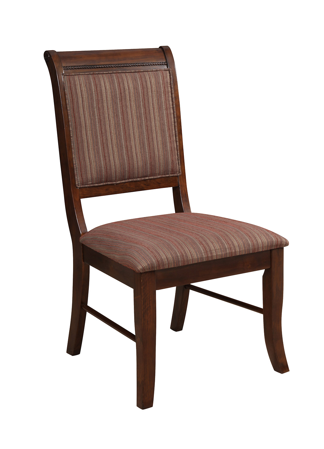 Acme Mahavira Side Chair - Fabric/Espresso