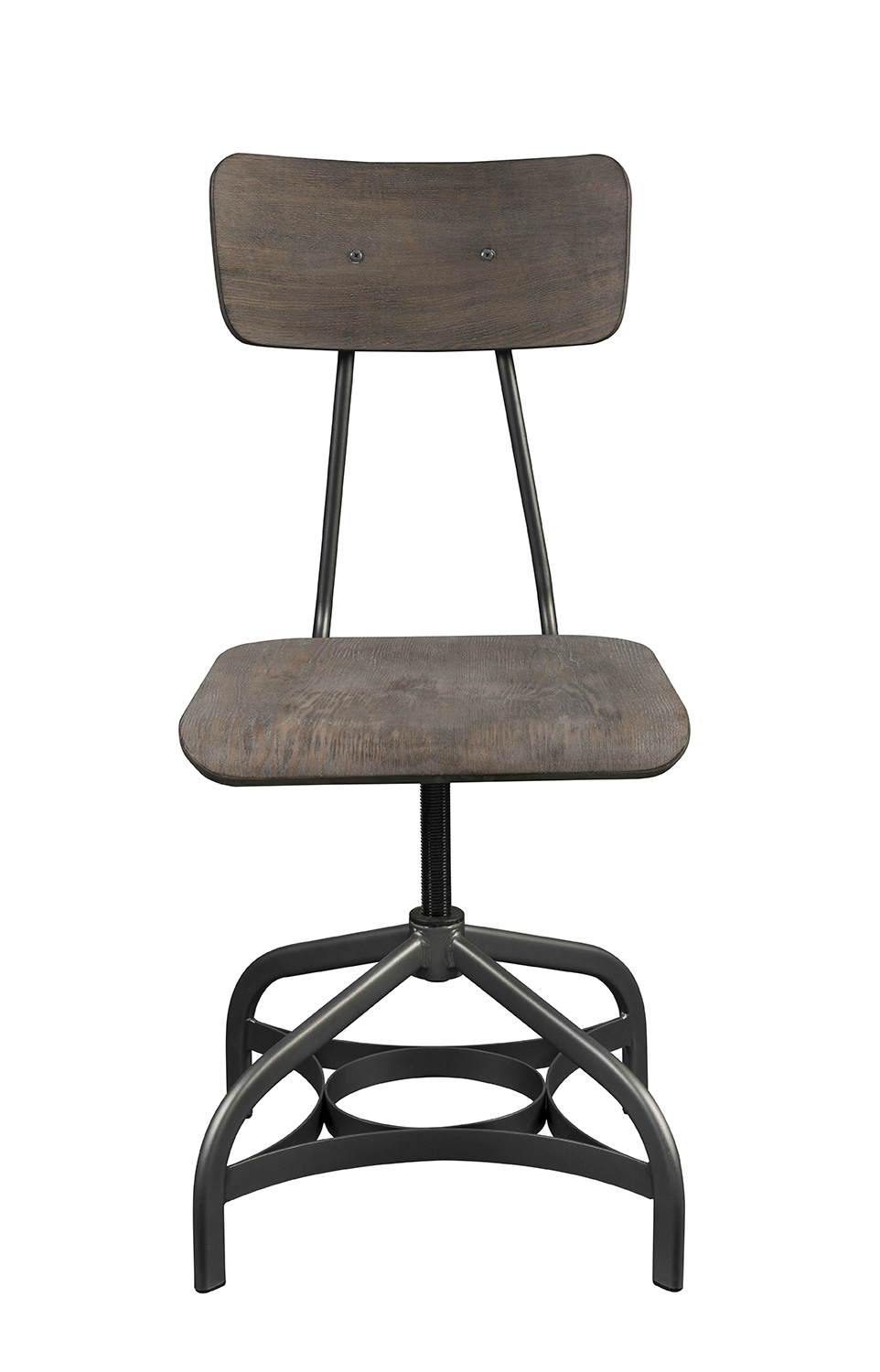 Acme Jonquil Swivel Side Chair - Gray Oak/Sandy Gray