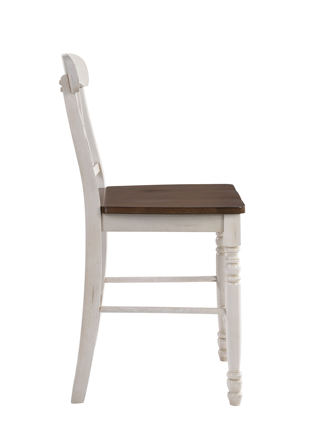 Acme Dylan Counter Height Chair - Buttermilk/Oak