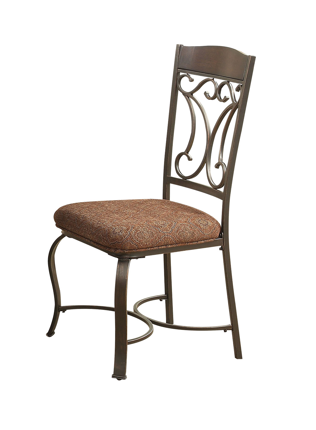 Acme Jaimey Side Chair - Fabric/Antique Black