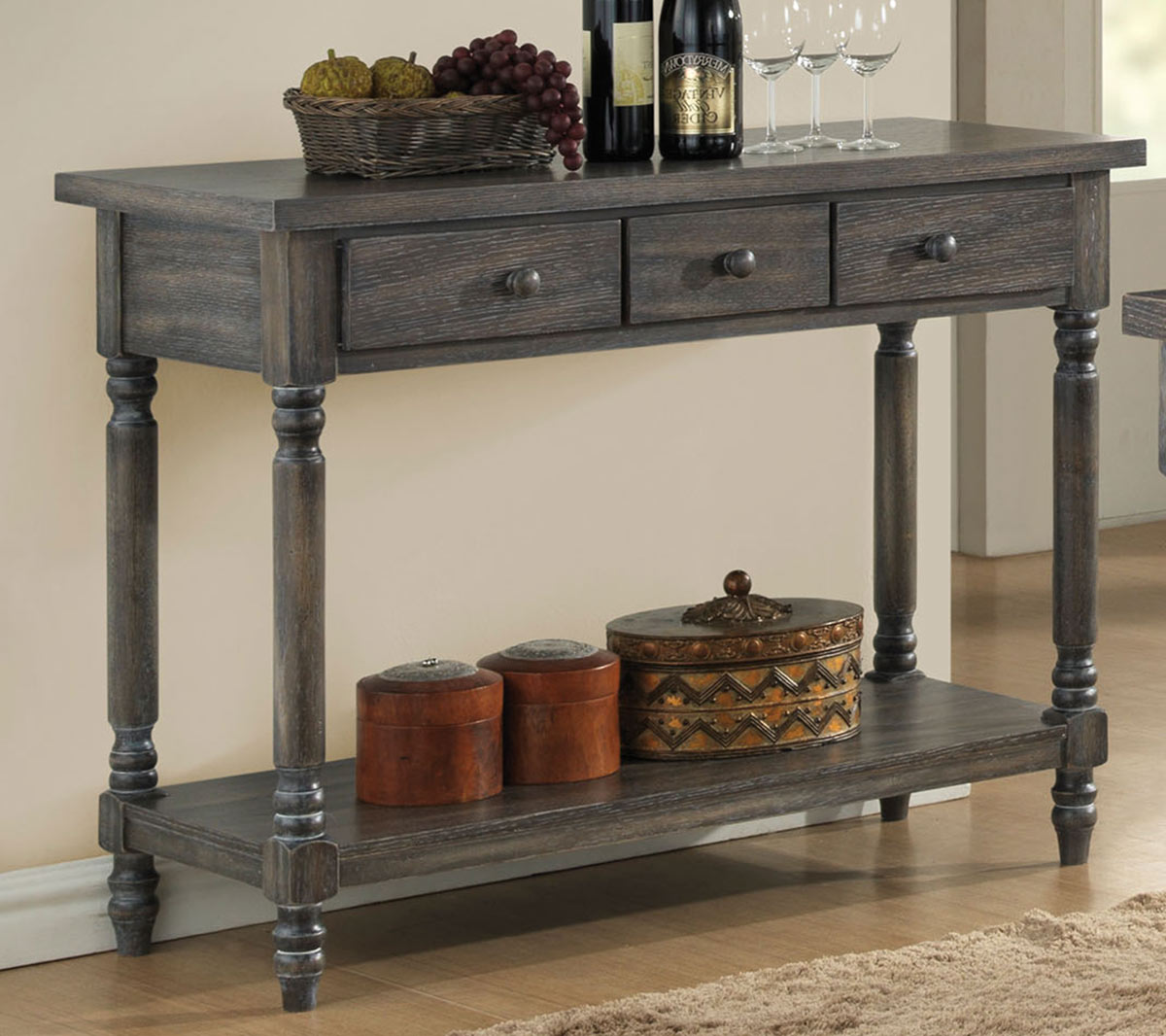 Acme Wallace Server - Weathered Gray