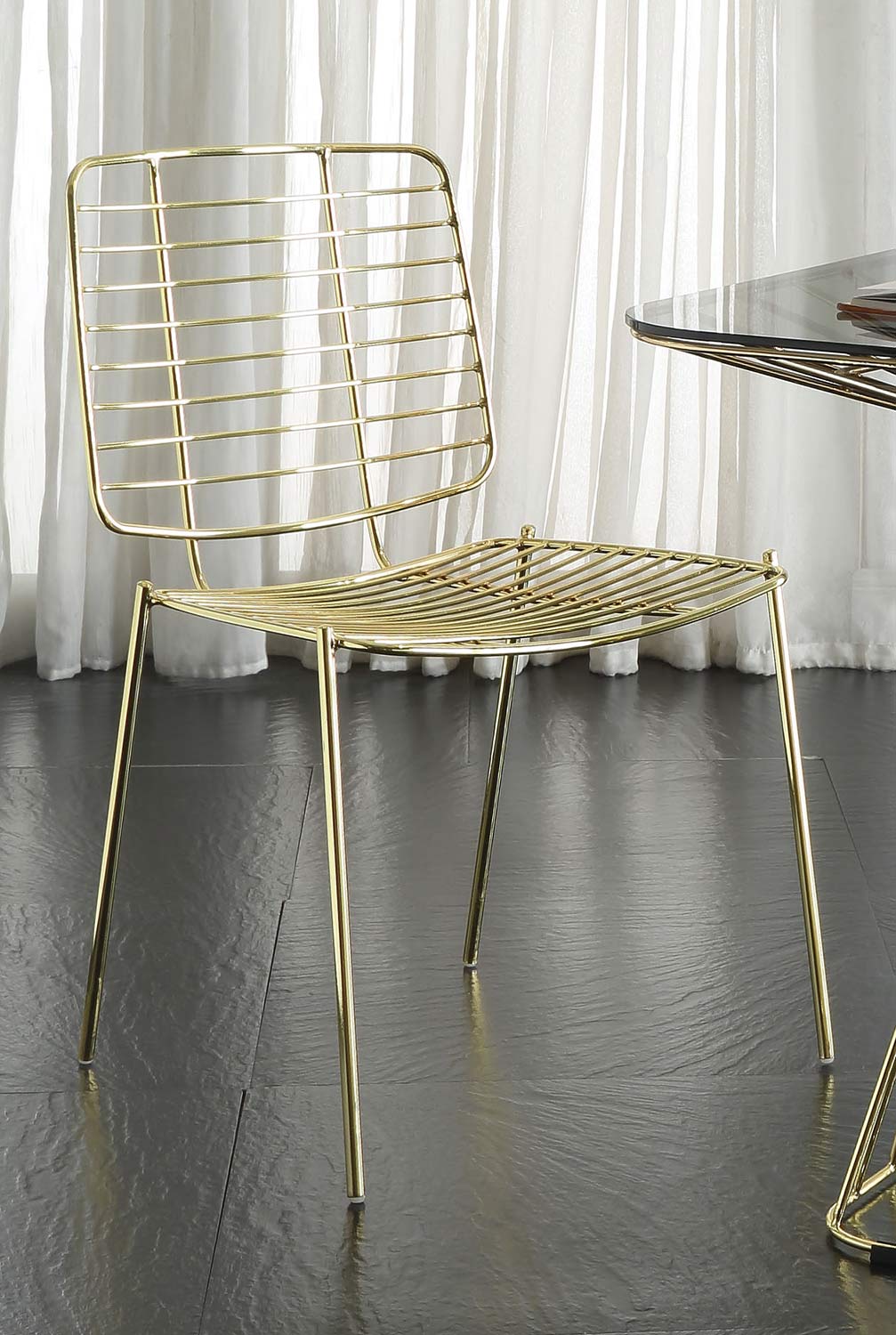 Acme Rianne Side Chair - Gold