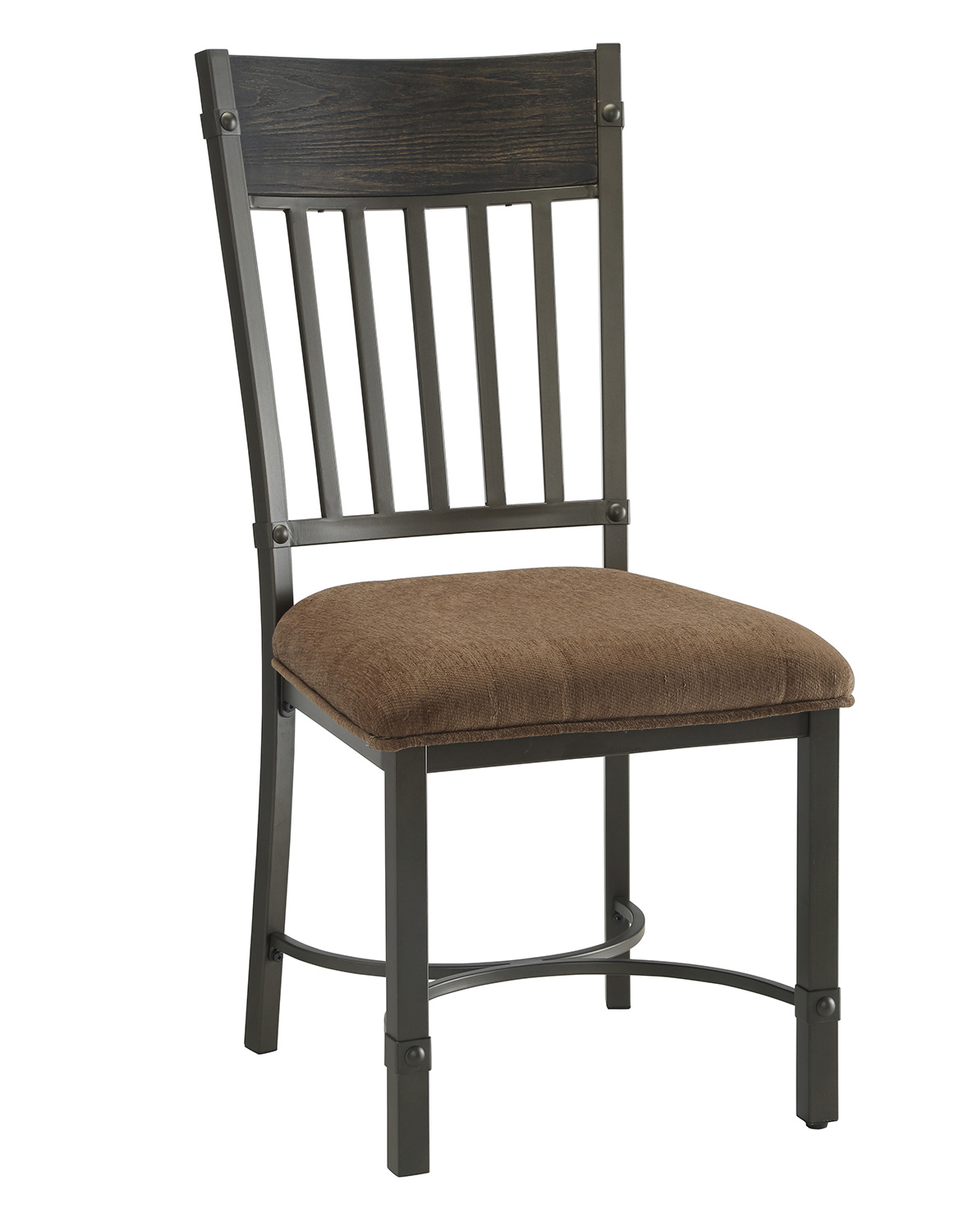 Acme Kipp Side Chair - Fabric/Antique Black