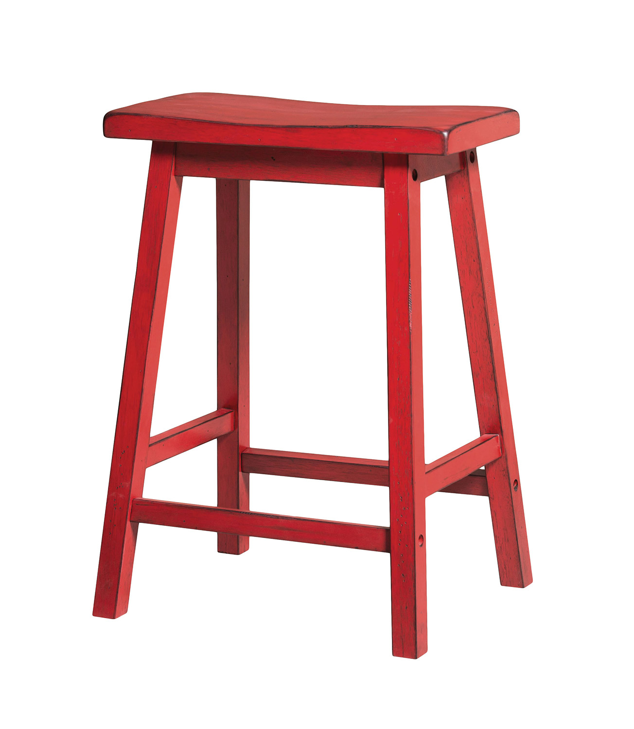 Acme Gaucho Counter Height Stool - Antique Red