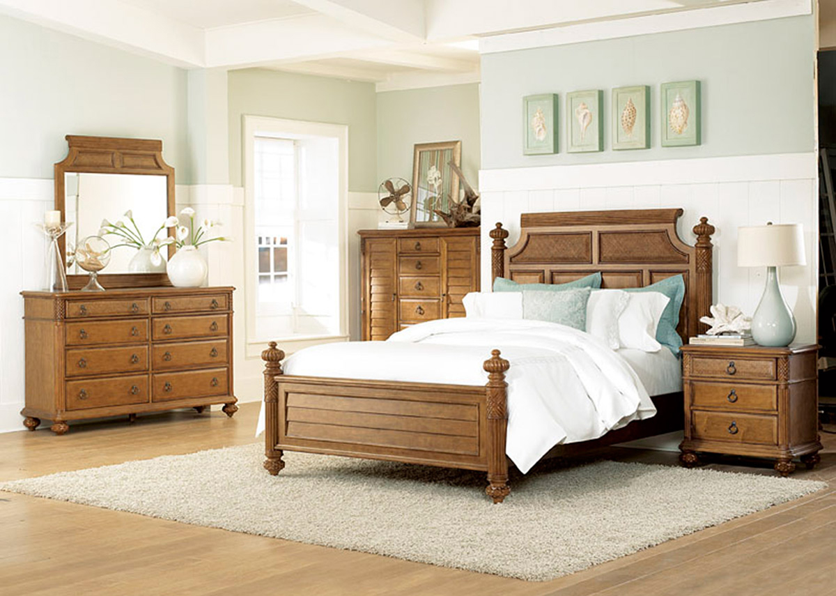 American Drew Grand Isle Bedroom Set - Amber