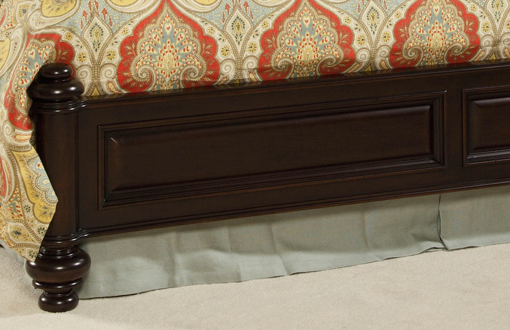 American Drew Carriage Place Leather Panel Bed